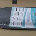 Duwee 1232 in Table Top Ironing Board with Unique Iron Rest, Thicken Felt Padding, Heat Resistant Cover(Dark Grey)