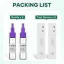 H Pylori Test Kit 2 PCS H. Pylori Test, H-Pylori Stool (Antigen) Self-Test for Home Use, 99.9% Accurate, Fast 10-15 Min Results, Easy to Use, No Lab Needed