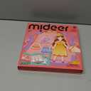 Mideer Paper Doll Kits, Reuseable Dress Up Paper Doll with Storage Box, DIY Dress Up Games for Girls Ages 4-7, Kids Fashion Design Kit with 240 Colorable Clothing Stickers and Dual Tip Colored Pencils