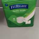 FitRight Adult Diapers, Extra+ Heavy Absorbency, M (Waist Size 32in-44in), 20 Count, OptiFit Incontinence Briefs for Men and Women, Disposable, Moisture-Wicking, Leak Protection,