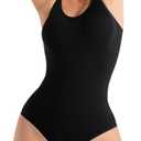 SHAPERMINT Bodysuit Women Shapewear - Tummy Control Body Suit for Women - Seamless Compression Slimming Shaping Bodysuit - Large 