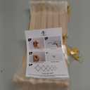 AMAPON Accordion Style Expandable Wall Wooden Coat Rack 13 Hooks (Pegs) Hang Hats Jackets Coffee Mug Purses Necklaces Towels Cap Leash Scarves Data Line Kitchenware (Natural)