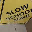 Slow School Zone Sign 24 × 24 Inches Reflective Aluminum Signs