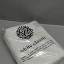 White Classic White Cotton Pillow Cases Standard Size Set of 12, Heavy Weight Quality Pillowcase with T-180 Thread Count, Elegant Double Stitched Tailoring Pillowcases, Pillow Covers 20x30 Inch