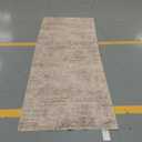 3x8 Hallway Washable Runner Rug - Non-Slip Kitchen Rugs with Rubber Backing Abstract Neutral Low-Pile Carpet Runners for Laundry Room Home Decor Bedroom Bathroom Entryway (Beige Blue,3x8)