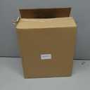 mDesign Stainless Steel Slim Rectangular Modern Metal 2.6 Gallon/10 Liter Trash Can Wastebasket, Garbage Container Bin for Bathroom, Bedroom, Kitchen, Home Office; Holds Waste, Recycling - Chrome (Brushed)