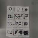 BLIKA Portable Toilet for Camping, 350LBS Stainless Steel Foldable Camp Travel Toilet with Soft Seat for Adults, 16.5-Inch Portable Toilet for Truckers, Camping, RV Travel, Road Trips, Outdoor Use