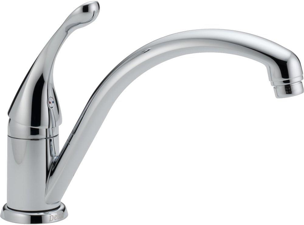 Delta Faucet 141-DST Single Handle Kitchen Faucet, 9.75 x 13.75 x 22.00 inches, Chrome