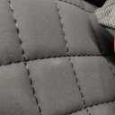 Motorcycle Front Rider Solo Seat Silicone Cushion Black Stitching Diamond Pattern Compatible with Rebel 300 CMX300 Rebel 500 CMX500 2020-2025
