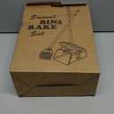 Pooper Scooper Swivel Bin & Rake with 100 Waste Bags, Dog Pooper Scooper with Bag Attachment for Large Medium Small Dogs, Poop Scooper with Lid for Lawn Yard Dog Kennel