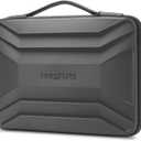 MOSISO 13-14 inch Laptop Hard Case, 13.3 inch Waterproof Shockproof Computer Bag Compatible with MacBook HP Dell, Symmetrical Trapezoid EVA Carrying Laptop Sleeve Hard Shell with Handle, Gray