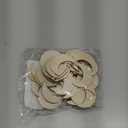 60 Pcs Moon Wood Cutouts Crafts Wooden Moon Shaped Slices Embellishments Unfinished Wood Ornaments for DIY Projects Home Decoration (1.58x2 in)