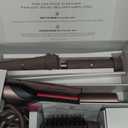 Shark FlexFusion Hair Straightener & Powerful Hair Dryer with Fusion Hair Brush, Ceramic Air Styler with Auto-Wrap Hair Curlers & Concentrator, Ceramic Plates, Cosmic Blush HD641S