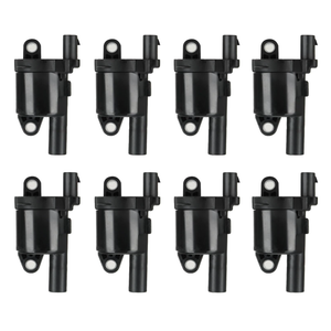 Round Ignition Coil Pack for Cadillac Escalade, for Chevy Avalanche Suburban 1500 2500 HD, Silverado 1500 Express Camaro, for GMC Sierra 1500 Yukon Envoy Savana 2500, Replaces UF414 D514A, 8 PCS