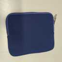 kwmobile Neoprene e-Reader Pouch Size 6,8-7" eReader - Universal eBook Sleeve Case with Zipper - Dark Blue