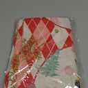 Artoid Mode Red Diamond Plaid Nutcracker Snowflake Christmas Table Runner, Winter Kitchen Dining Table Decoration for Home Party Decor 13x72 Inch