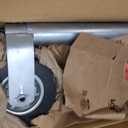 JRS 900lbs Trailer Jack with Single Wheel, Adjustable 17.5" Lift Travel, Boat On for Boat RV Utility, Towing Single Wheel