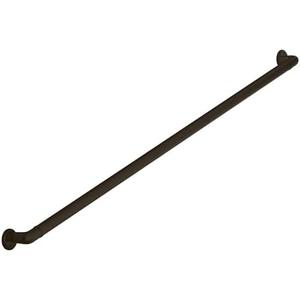 Meranti Aluminum Handrail for Stairs - ADA Compliant Wall Returns - Handrails for Indoor Stairs - Metal Handrail, Powder Coated for Outdoor Environment, DIY Handrail Kit (WHR, Bronze Textured, 5' L)