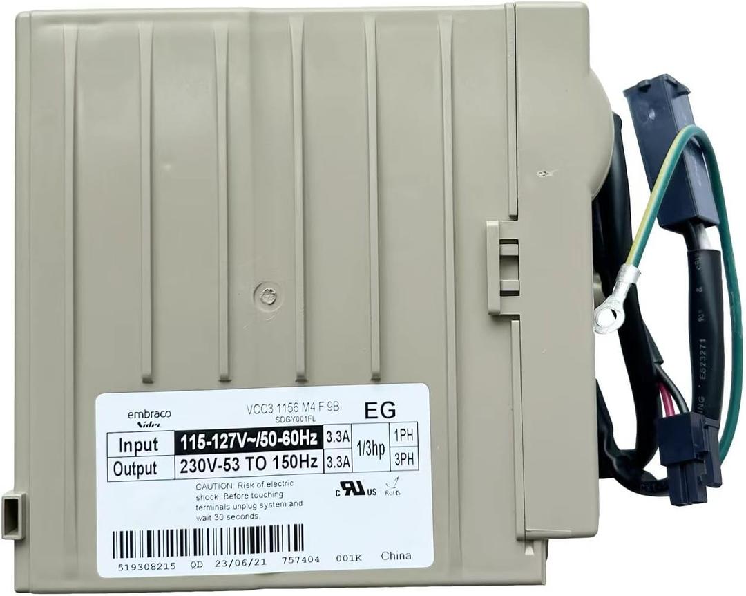 2023 Upgraded OEM Refrigerator Control Board VCC3 1156 M4 F 9B (3.3A Output) Replaces W10710090, W10154805, W10893917, WR55X10490 etc, Latest Manufacturing