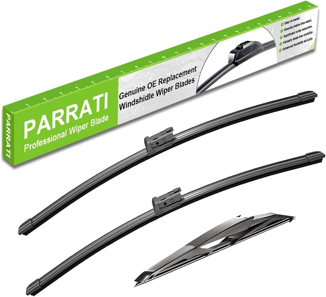 PARRATI Windshield Wipers for Subaru Ascent 2019-2023,26"+20" Front and 14" Rear,OEM Replacement Wiper Blades,Quiet & Streak-Free(Set of 3)