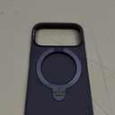 TORRAS Q3 Silicone 360 Spin for iPhone 17 Pro Case with Stand, Fit for MagSafe, Magnetic Ring Kickstand with Camera Control, Liquid Silicone Rubber Soft Phone Case for iPhone 17 Pro 6.3'', Deep Blue