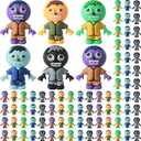 VioraWhite 100 Pcs Mini Zombies Figurines Easter Tiny Zombies Action Figures to Hide and Seek Little Statue for Easter Party Favors Gifts Treats Goodie Bag Supplies Imaginative Display