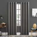 Sun Zero Soho 2-pack Blackout Energy Efficient Grommet Curtain Panel Pair
63" Length