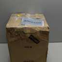 IRIS USA Medium Stackable Storage Bins, 8-Pack, 11"L x 6"W x 5"H, |Made in USA|, Plastic Open Front Shelf Bin for Organizing Parts, Hardware, Tools, Supplies, Garage Shelf, Pantry - Black