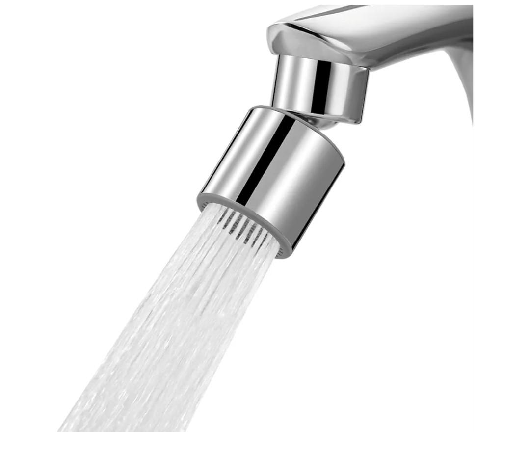 Hibbent NSF/ANSI/CAN 61 Certified Faucet Aerator, CUPC Certification 360° Twist Kitchen Sink Aerator, Dual-function Sink Sprayer Attachment, Faucet Replacement Part 55/64'' Female Thread, Chrome