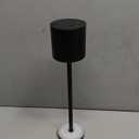 Cordless Table Lamps Rechargeable, Portable LED Desk Lamp, 5000mAh Battery Powered Wireless Table Light - 3 Color Dimmable Lighting for Restaurant Dining Patio Outdoor Bedroom(Black)