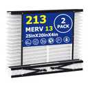 ShueBee 213 Replacement Filter Compatible with AprilAire Whole House Air Purifier 1210, 1620, 2210, 2216, 3210, 4200 Furnace Air Purifier, MERV 13 Filters, Size: 20x25x4, 2 Pack