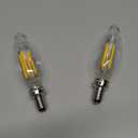 GE 2PK 4W LED BM Bulb