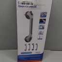 TAILI Grab Bars for Bathtubs and Showers 2 Pack Suction Grab Bar, Heavy Duty Shower Handle Removable Bath Handrails for Seniors and Elderly, Bathroom Safety Grip No Drilling Waterproof,Grey (16.8", Gray)