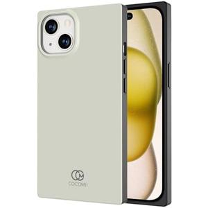 Cocomii - Rectangle Case Compatible with iPhone 15 Plus/14 Plus - Solid Color, Fashionable Hues, Matte, Women Girls Men, Protective Phone Case for iPhone 15 Plus/14 Plus 6.7 inch, Antique White