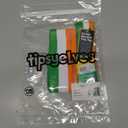 TIpsy Elves Zippered Sweatband Sets - Novelty Adult Unisex Retro Headband Set with Matching Hidden Pocket Wristbands - Irish Flag Headband OSFM