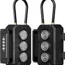 Lock Box with Magnetic Key Holder,Magnet Key Box for Under car,Hide with Combination Lock with 3xN52 Strong Magnet for Storage Indoors, Outside (Classic, Regular2)