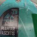 RBX Plantar Fasciitis Ortho Insoles, 3/4 Size for Women (Mint)