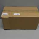 Vencer 14 Inch Rectangular Modern Minimalist Ceramic Succulent Planter Pot  Window Box with Saucer,Office Desktop Potted Stand,White,VF0173W