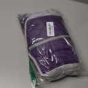 FUAMEY Dog Coat for Large Dogs,Waterproof Dog Winter Jacket with Harness Built in Puppy Cold Weather Coats Reflective Pet Vest with Zipper Warm Fleece Dogs Snowsuit Windproof Purple L (L(chest:24in))