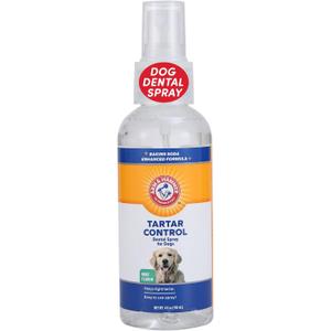 2 x Arm & Hammer for Pets Tartar Control Dental Spray for Dogs, Mint Flavor - Dog Breath Freshener, Dog Plaque and Tartar Remover, Dog Dental Care and Teeth Cleaning, 4 Ounce (4 Fl Oz (Pack of 1))
