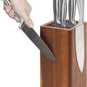 360Rotation Knife Holder-Wood Knife Block-Universal Knife Holders-Kitchen Knife Holder-for Storage of Kitchen Knives