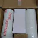 Amazon Basics Tape Dispenser with Refill Rolls - 3/4" x 1300" (36 yds), 16 Pack, Matte Finish