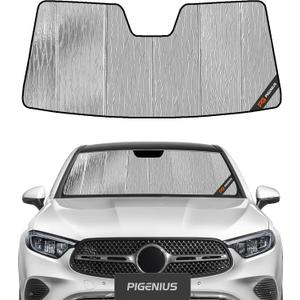 Pigenius Windshield Sun Shade for Mercedes-Benz GLC SUV 2023-2026 Front Window Sunshade - AstraGuard