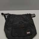 Peicees Waterproof Drawstring Sport Bag Lightweight Sack pack Backpack for Men and Women(Black)