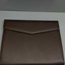 STYLIO Padfolio Portfolio Organizer Binder (Walnut Color) | Interview Resume Folder, Document, Business Card Holder |w/Letter-Sized Notepad | Handsome Brown Faux Leather Folio Matte Finish