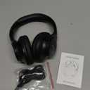 KVIDIO Bluetooth Headphones Over Ear, 65 Hours Playtime Wireless Headphones with Microphone, Foldable Lightweight Headset with Deep Bass, HiFi Stereo Sound Low Latency for Travel Work Cellphone (Black)