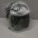 Ceramic Space Heater, Portable Indoor Heating Solution, With Overheat and Tip-Over Protection, Thermostat, Non-Oscillating, 1500W, 7.52"D x 6.34"W x 9.45"H, Silver