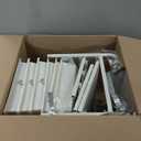 6-Tier Utility Cart with 6 Drawers, Rolling Utility Cart with 2 Lockable Caster Wheels, Multipurpose Mobile Rolling Drawer Cart for Office Bathroom Kitchen, Ivory White