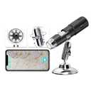 Wireless Skin Analyzer Machine Dermatoscope Scalp/Skin/Hair follicle Detection Testing Analysis Magnifier UV Skin Analyzer Professional 1000X Facial Skin Detector Digital Microscope