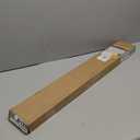 No Drill Blinds for Windows 1" Vinyl L-Shaped Slats Cordless Mini Blinds for Home, for Window Size 30" W  48" H White